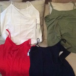 New Tank Tops red, green, blue,white size XXL 20